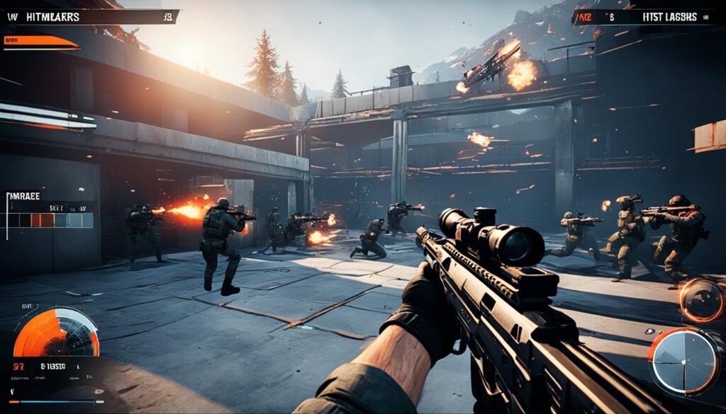 hitmarkers in first-person shooters