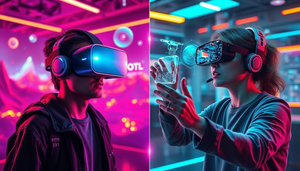 virtual reality vs augmented reality